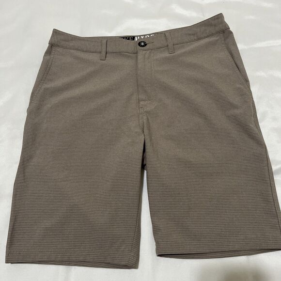 BKE Shorts Mens Size 30 Hybrid Performance Tailored Casual Lightweight Khaki - Picture 1 of 11